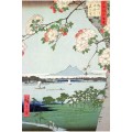 Pommiers en fleurs - Hiroshige 150 pièces 0