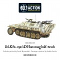 Bolt Action  - GermanSd.Kfz 251/1 ausf D halftrack (plastic boxe) 8