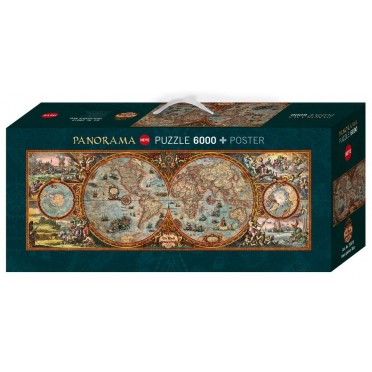 Puzzle - Hemisphere Map de Rajko Zigic - 6000 pièces