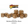 Bolt Action  - Bolt Action Orders Dice packs - Brown 0