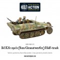 Bolt Action  - German -  Sd.Kfz 251/2 Ausf D (8cm Granatwerfer) Half Track (Plastic Box) 1