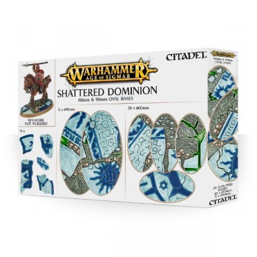 Citadel : Socles - Shattered Dominion 60 & 90mm Oval Bases