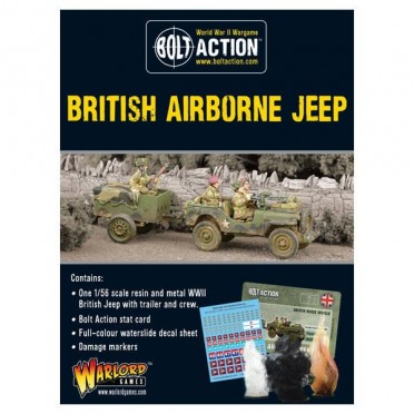 Bolt Action - British Airborne Jeep & Trailer