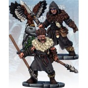 Frostgrave - Maître des Corbeaux et Javelinier Barbares