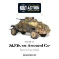 Bolt Action - German Waffen SS - Sd.Kfz 222 Armoured Car 2