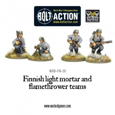 Finnish Light Mortar & Flame Thrower