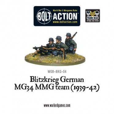 Bolt Action - Blitzkrieg German MG34MMG Team (1939-42)