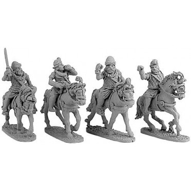 Indian Cavalry Command with Standards & Parasols