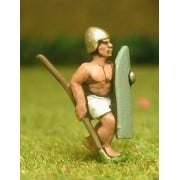 Saite Egyptian: Spearman with long shield