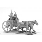Kushite Egyptian: 2 Horse chariot with archer and driver