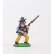 Union or Confederate: Infantry in Slouch Hat & Tunic with full pack and equipment:Advancing with Musket at 45 degrees (fixed bay
