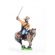 Union or Confederate: Trooper in Slouch Hat with drawn Sword on charging horses