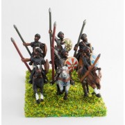 Arab light cavalry, round shield, assorted poses