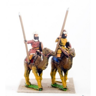 Assorted Arab Camel Riders with Spear and Shield