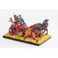 Han Chinese: General in 4 horse chariot with driver, archer and halberdier 0