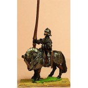 Late Medieval: Knights, 1420-1480AD in Full Plate & Sallet with Lance, on Armoured Horse
