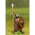 Late Medieval: Isleman / Galloglaich in Long Tunic with Round Shield & Spear 0