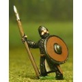 Late Medieval: Isleman / Galloglaich in Mail Coat with Round Shield & Spear 0