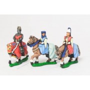 Command: King / General & two Mounted Ladies 1150-1300AD