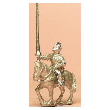 Renaissance 1520-1580AD: Mounted Men at Arms in Closed Helmets with Lance & 2 Pistols