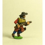 Spanish & English 1559-1605AD: Musketeer in Hat, advancing