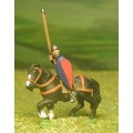 Mounted Sergeants, in Assorted Helms & Mail Coat, with Kite shield & Lance on Unarmoured Horse 0