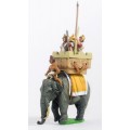 Seleucid: Elephant & driver with pikeman, archer and javelinman in howdah 0