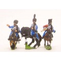 French: Cavalry: Command: Hussar Officer, Standard Bearer & Trumpeter 0