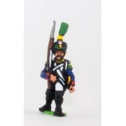 French: Line Infantry 1806-1812: Grenadier in Shako, advancing with Musket upright