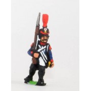 French: Line Infantry 1806-1812: Voltigeur in Shako, advancing with Musket upright