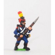 French: Light Infantry (Leger): Carabinier, Chasseur or Voltigeur in Shako with side plume