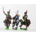 French: Cavalry: Command: Guard Chasseurs Officer, Standard Bearer & Trumpeter 0