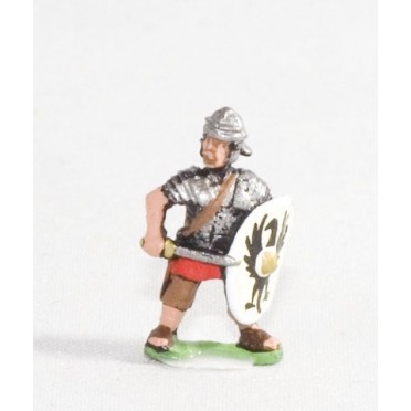 Middle Imperial Roman: Legionary with sword and shield