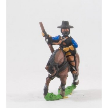ECW: Heavy Cavalry in Cuirass & Hat, holding Carbine