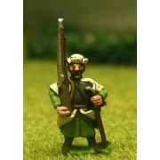 16-17th Century Polish: Musketeer with Rest & shouldered Musket