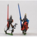 Polish 1350-1480: Mounted Knights, 1380-1440AD in Jupon & Helmetson Barded Horse 0