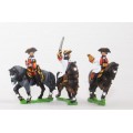 Seven Years War Austrian: Command: Mounted General with two Staff Officers 0