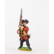 Seven Years War British: Musketeer, 'present arms' pose