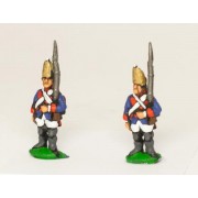 Seven Years War Prussian: Grenadier at attention, variants