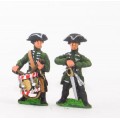 Seven Years War Prussian: Command: Musketeer Officers & Drummers 0