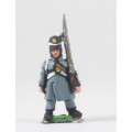British 1814-15: Line or Flank Coy in Greatcoat with Musket upright 0