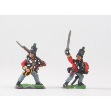 British 1814-15: Command: Light Infantry Officers & buglers