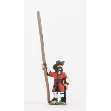 European Armies: Medium Pikeman in Hats with pike upright