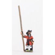 European Armies: Medium Pikeman in Hats with pike upright