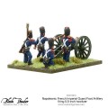 Napoleonic French Imperial Guard Foot Artillery firing howtizer 2