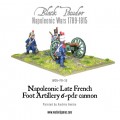 Napoleonic Late French Foot Artillery 6-pdr cannon 0