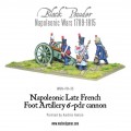 Napoleonic Late French Foot Artillery 6-pdr cannon 1