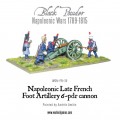 Napoleonic Late French Foot Artillery 6-pdr cannon 2