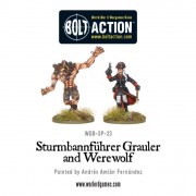 Bolt Action - Wulfen-SS: Sturmbannführer Grauler and Werewolf