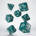 Classic RPG Dice Set -  Stormy & White 1